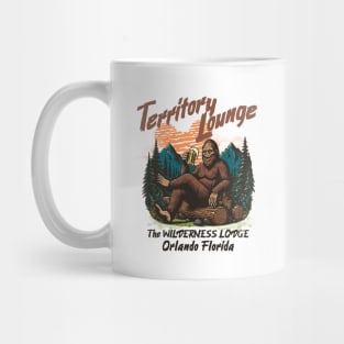 Territory Lounge The Wilderness Lodge Bigfoot Edition Orlando Florida Mug